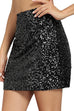 Heididress Stretchy Bodycon Sequin Mini Pary Skirt