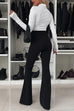 Heididress High Rise Ruched Bell Bottom Pants