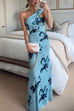 Heididress Strapless Tube Floral Print Bodycon Maxi Dress