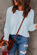 Heididress Crewneck Long Sleeve Loose Solid T-shirt