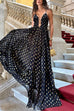 Heididress Cut Out Polka Dot Tiered Swing Maxi Cami Dress