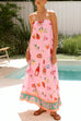 Heididress Strapless Tube Dolce Vita Holiday Print Maxi Dress
