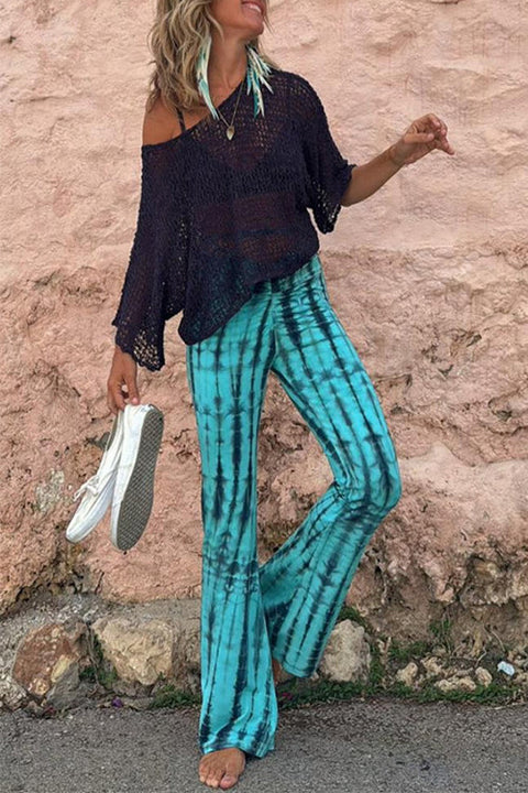 Heididress High Waist Tie Dye Bell Bottoms Tie Dye Pants