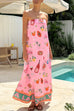 Heididress Strapless Tube Dolce Vita Holiday Print Maxi Dress