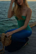 Heididress One Shoulder Cut Out Gradient Bodycon Maxi Dress