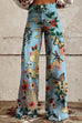 Heididress High Waist Unique Print Wide Leg Pants