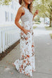 Heididress Striped Floral Splice Sleeveless Maxi Dress