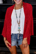 Heididress Open Front Kimono Sequin Cardigan