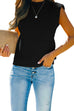 Heididress Mockneck Sleeveless Solid Knit Top