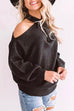 Heididress Kale Cold Shoulder Sweater