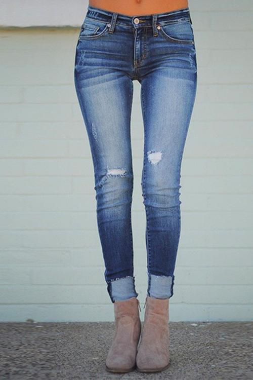 Heididress Ripped Distressed Skinny Jeans