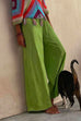 Heididress Solid Raw Hem Wide Leg Casual Pants