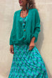 Heididress Solid Button Down Pockets Sweater Cardigan
