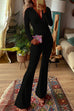 Heididress Stylish Deep V Neck Waisted Slim Fit Jumpsuit