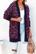 Heididress Open Front Multi-colored Print Cardigans