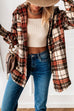 Heididress Lapel Button Down Plaid Cardigans with Pockets