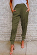 Heididress Fashion Style High Waist Satin Pants with Pockets