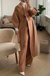Heididress Double Breasted Lantern Sleeve Cardigans