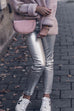 Heididress Fashion Style Faux Leather Pants with Pockets