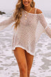 Heididress Crewneck Hollow Out Side Split Cover Up