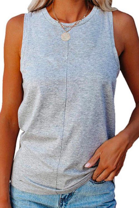 Heididress Sue Crewneck Solid Tank Top