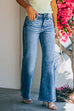Heididress Classic Distressed Straight Leg Denim pants
