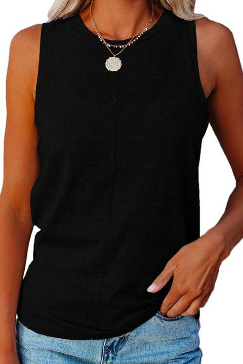 Heididress Sue Crewneck Solid Tank Top