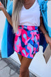 Heididress High Waist Printed Wrapped Skort