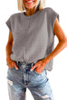 Heididress Crewneck Cap Sleeves Pullover Sweater