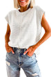Heididress Crewneck Cap Sleeves Pullover Sweater