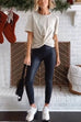 Heididress High Waist Faux Leather Full-length Leggings