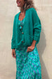 Heididress Solid Button Down Pockets Sweater Cardigan