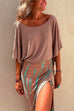 Heididress Half Flare Sleeves Loose Fit Cozy Top