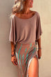 Heididress Half Flare Sleeves Loose Fit Cozy Top