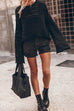 Heididress Crewneck Long Sleeves Hollow Out Boho Knitting Pullovers
