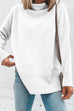 Heididress Turtleneck Drop Shoulder Long Sleeve Sweater Top