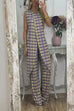 Heididress Printed High Slit Long Tank Top and Bell Bottoms Pants Set