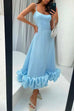 Heididress High Waist Ruffle Hem Swing Maxi Cami Party Dress