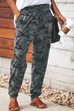 Heididress Casual Pockets Drawstring Camo Joggers
